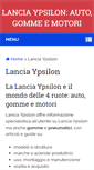 Mobile Screenshot of lanciaypsilon.it